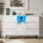 Sideboard Sideboard With High Gloss Design, Led Light, Metal Legs, Six Drawers And A Cabinet