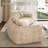 Boneless 157" Modern Curved Sectional Sofa Oversized Compression Sofa-1202000927