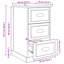 39cm W Manufactured Wood Bedside Table-1991143437