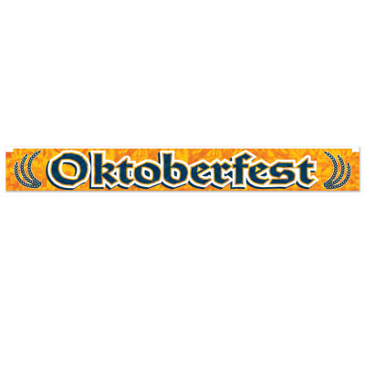 Bannière métallique à franges Oktoberfest