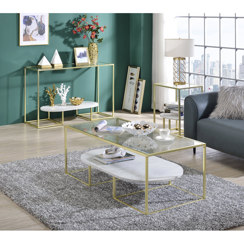 Klinges Frame End Table with Storage
