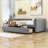 Twin Upholstered Daybed with Backrest and Drawers-365920224