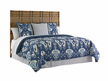 Twin Palms Solid Wood Panel Headboard