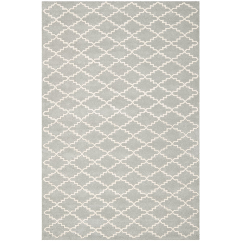 Tapis en laine touffeté à la main Carolene, Rectangle de 5 pi x 8 pi