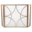 London 3 Panel Iron Fireplace Screen-64613602