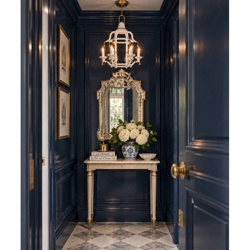 4 - Light Chandelier, Black