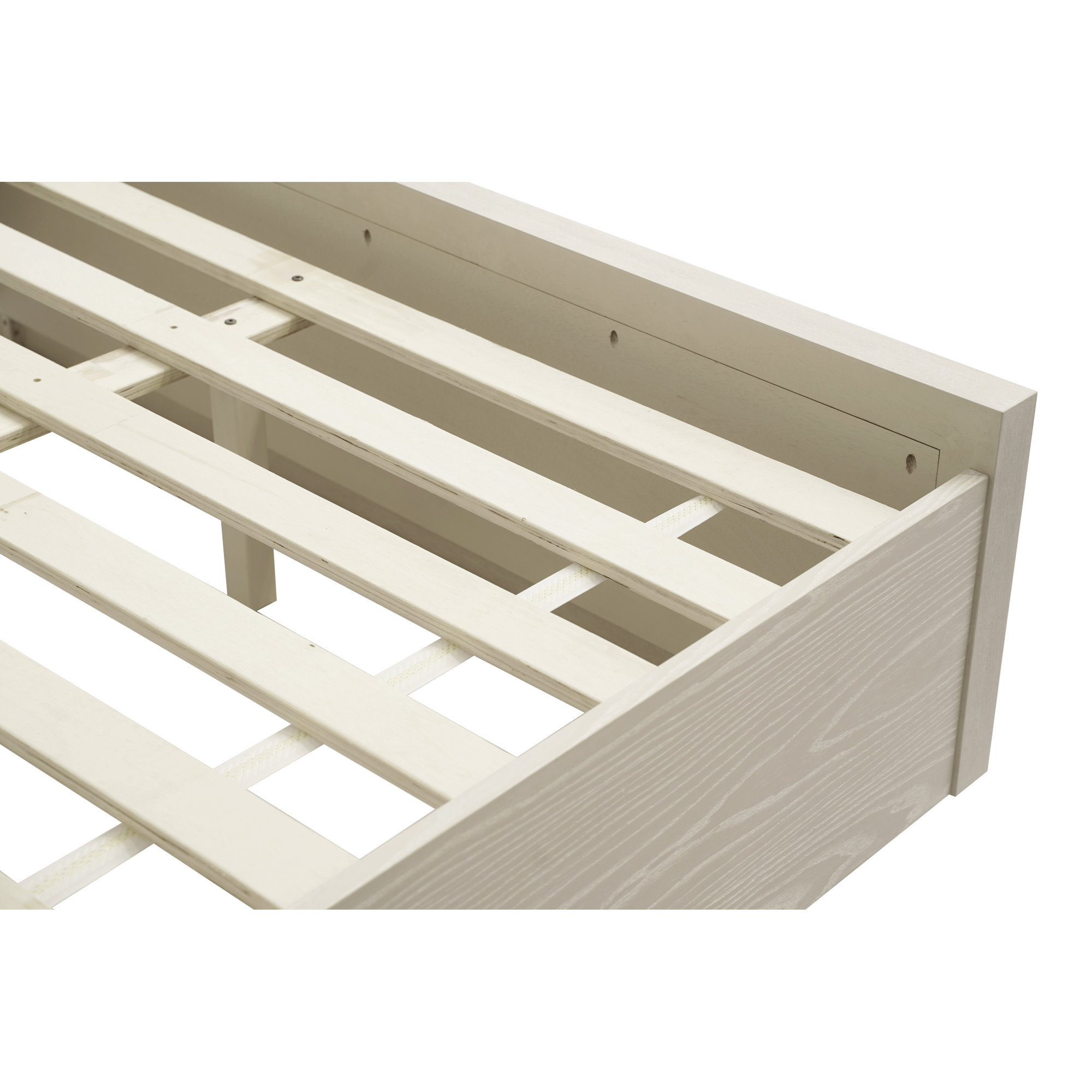 Oakes Solid Wood Panel Bed, California King