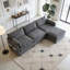 Canapé modulaire surdimensionné avec repose-pieds mobile-1617666164