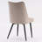 Modern Chenille Fabric Upholstered Dining Chairs Armless Side Chairs with Color-Matched Metal Frame For Kitchen Dining Room-155127101-148779388