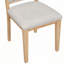 Ensemble de table de salle à manger 5 pièces Retro Table extensible et 4 chaises rembourrées-1952987032
