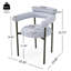 Chaise de salle à manger rembourrée avec pieds en métal (ensemble de 2)-1140546689-1140546815
