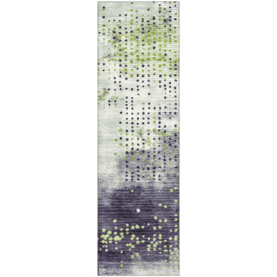 Premium Machine Washable Mouton Geometric Rug