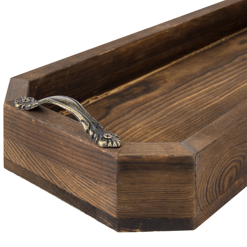 Plateau pour accessoires de salle de bain Kowalsky, Brun