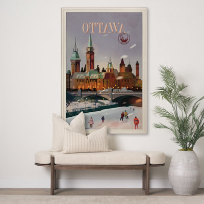 Ottawa Ottawa par Simone, reproduction d'art encadrée sous verre