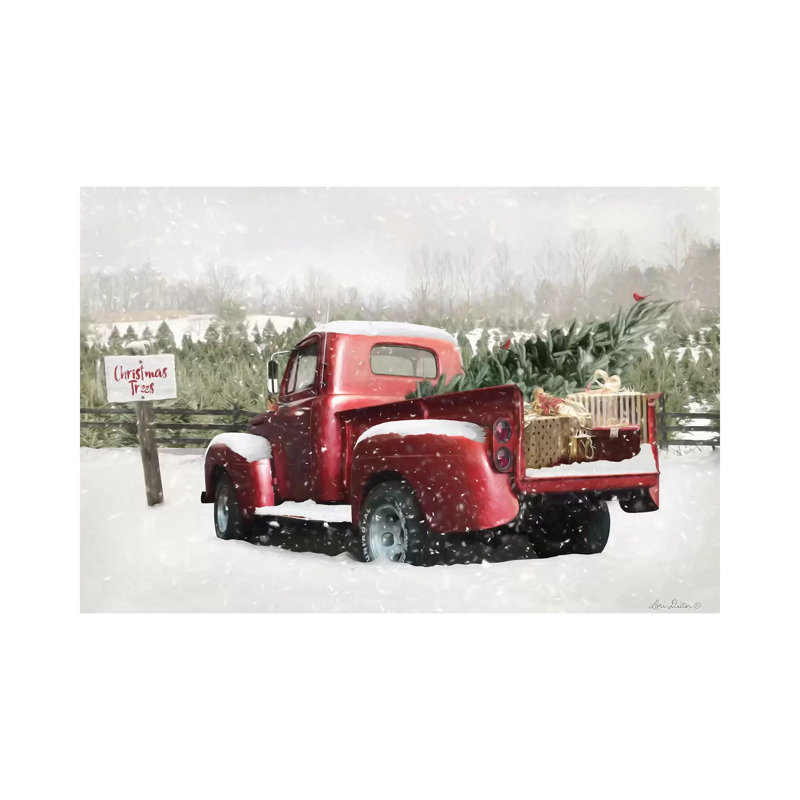Winter Stop by Lori Deiter - Wrapped Canvas Print, 20.32 cm H x 30.48 cm W