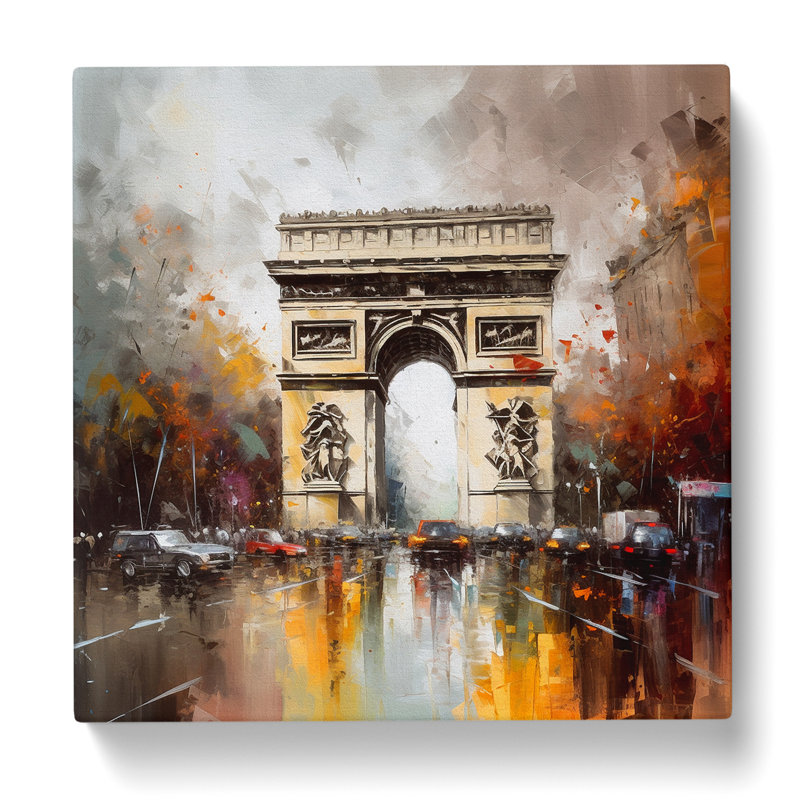 Modern Wall Art - Wrapped Canvas - Framed Print, 50cm H x 50cm W x 3cm D
