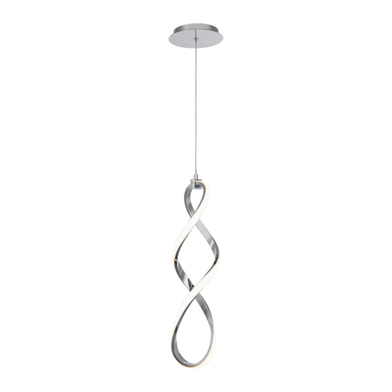 Fralick 1 - Light Unique Geometric LED Pendant, 21" W x 5'' D x 20.5'' H