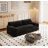 Multi-Functional Velvet Loveseat Bed-1203352674