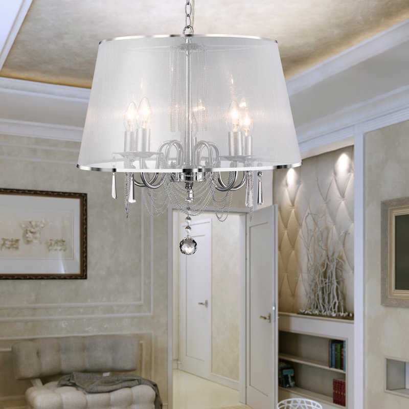 Alyson 5 - Light Drum Chandelier