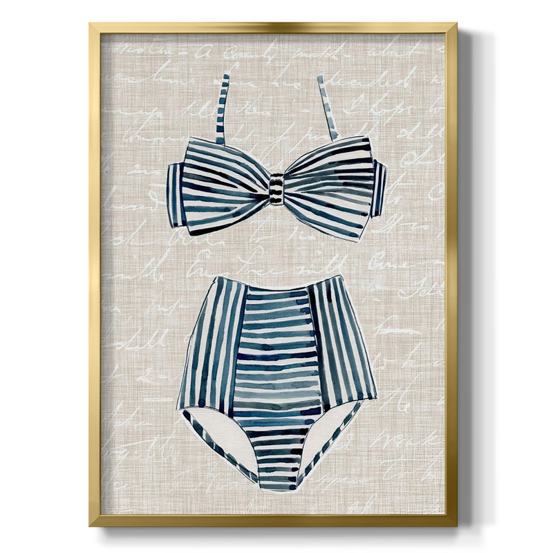 Toile tendue avec châssis rétro Vintage, H 20 po x l 16 po x P 1 po, Gold Framed Canvas, Pas de tapis