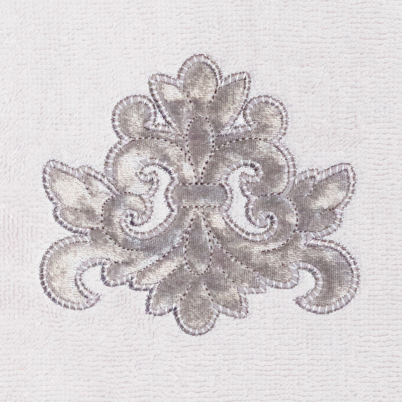  100% Turkish Cotton Hand Towel, Silver