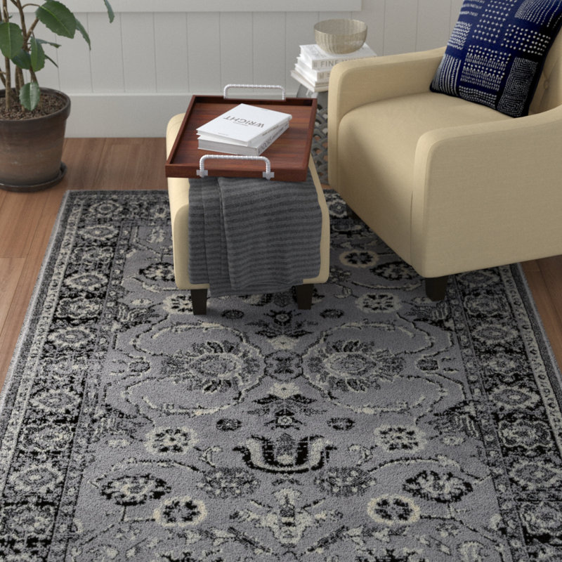 Sartain Oriental Shag Area Rug, Rectangle 120 x 170cm