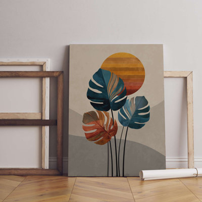 Superbe peinture sur toile décorative de 19,7 po x 27,6 po | 100% toile avec cadre 100% bois (épaisseur: 0,8 x 1,2 pouces) | Parfaite pour le salon, la chambre à coucher ou le bureau, cette œuvre d'art élégante convient à tout espace