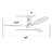 52 Inch Flush Mount Solid Wood Ceiling Fan With 6 Speed Remote Control Reversible DC Motor For Home