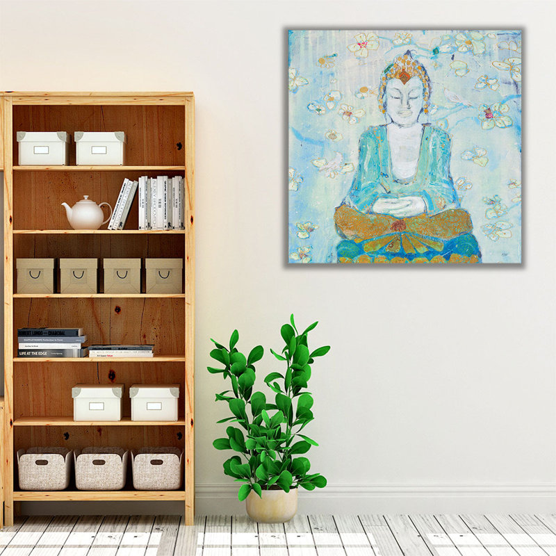 Bouddha - reproduction d'art sur toile, H 30 po x l 30 po