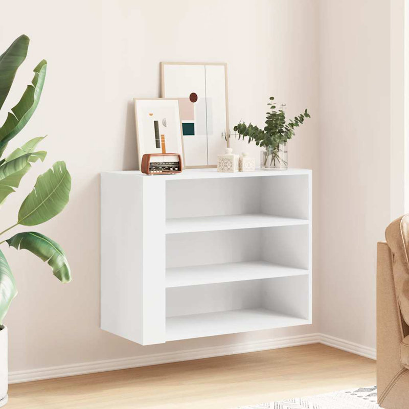 Armoire murale moyenne en bois d'ingénierie, Blanc