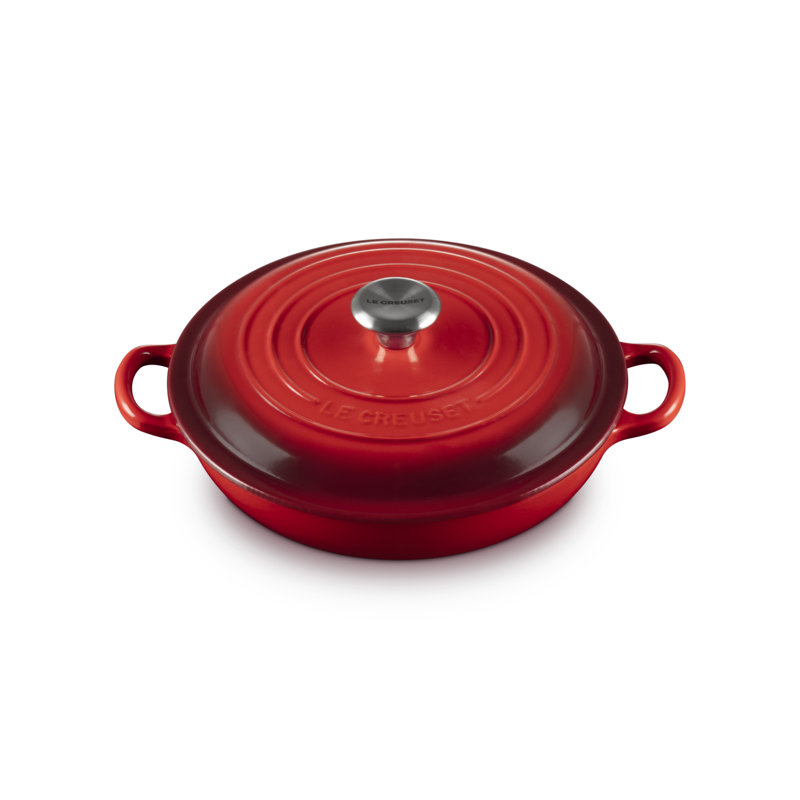 Le Creuset Signature Shallow Casserole 22cm, Cerise