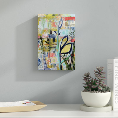 «Opulent Floral Strokes V», peinture sur toile