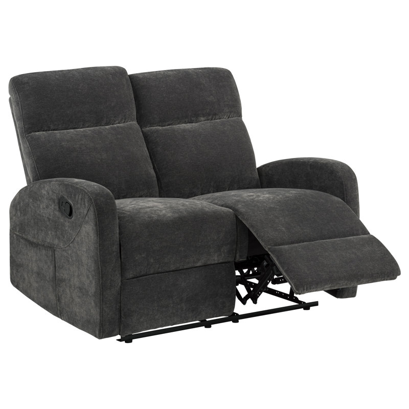 Causeuse inclinable Camecia, Gris anthracite