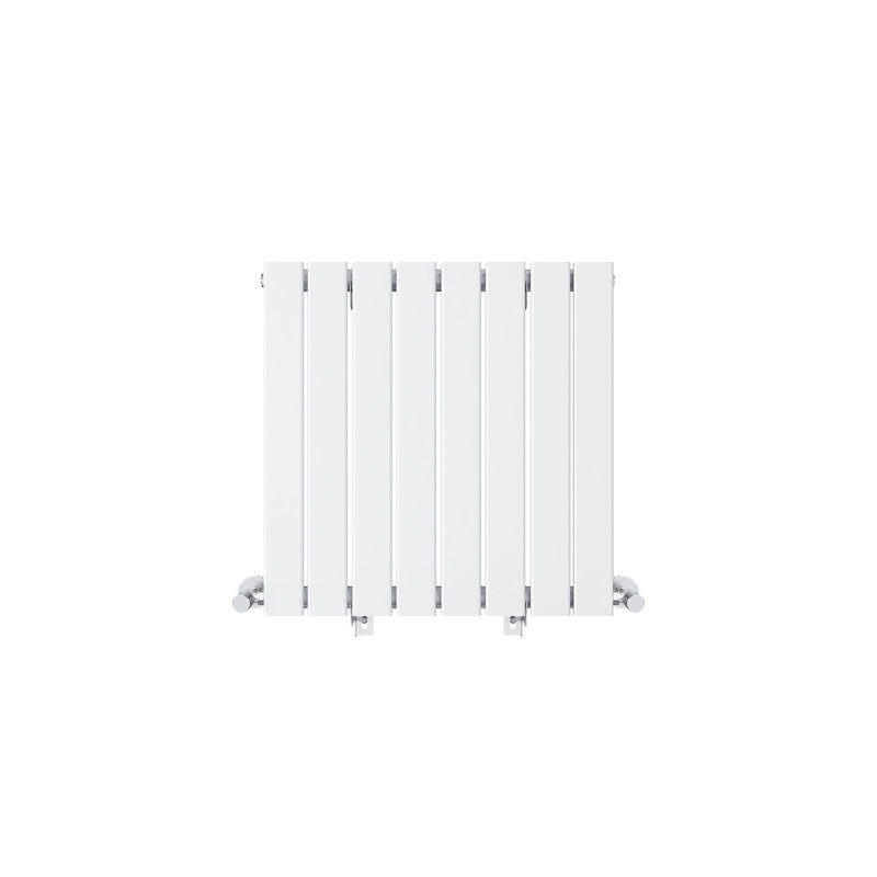 Sydnee Horizontal Designer Radiator, 60cm H x 60cm W x 4.9cm D, White