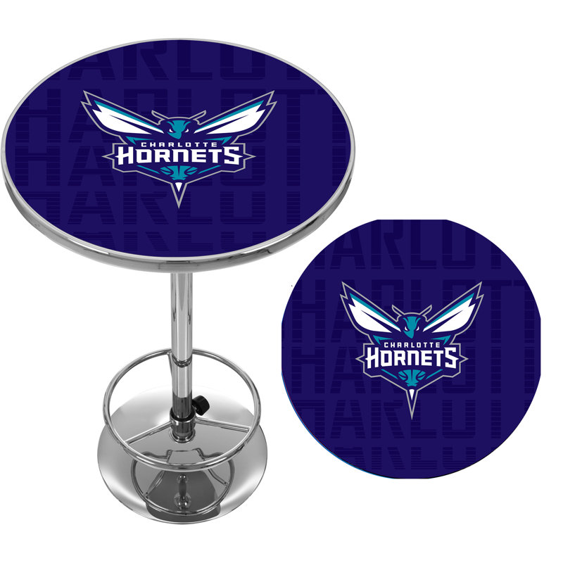 Table de bar avec repose-pieds NBA City, Hornets de Charlotte