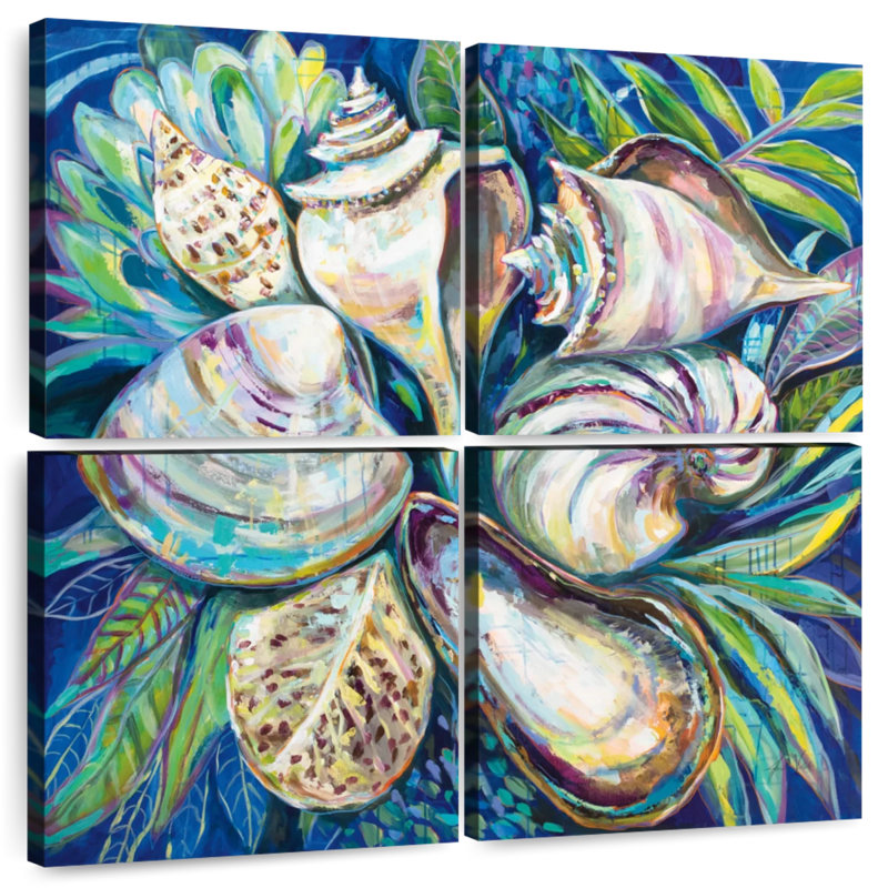 Aletra Tropical Seashells, 26" H x 26" W