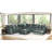 Rondale Six Piece Extra Deep Chaise Sectional With Matching Ottoman-111806239