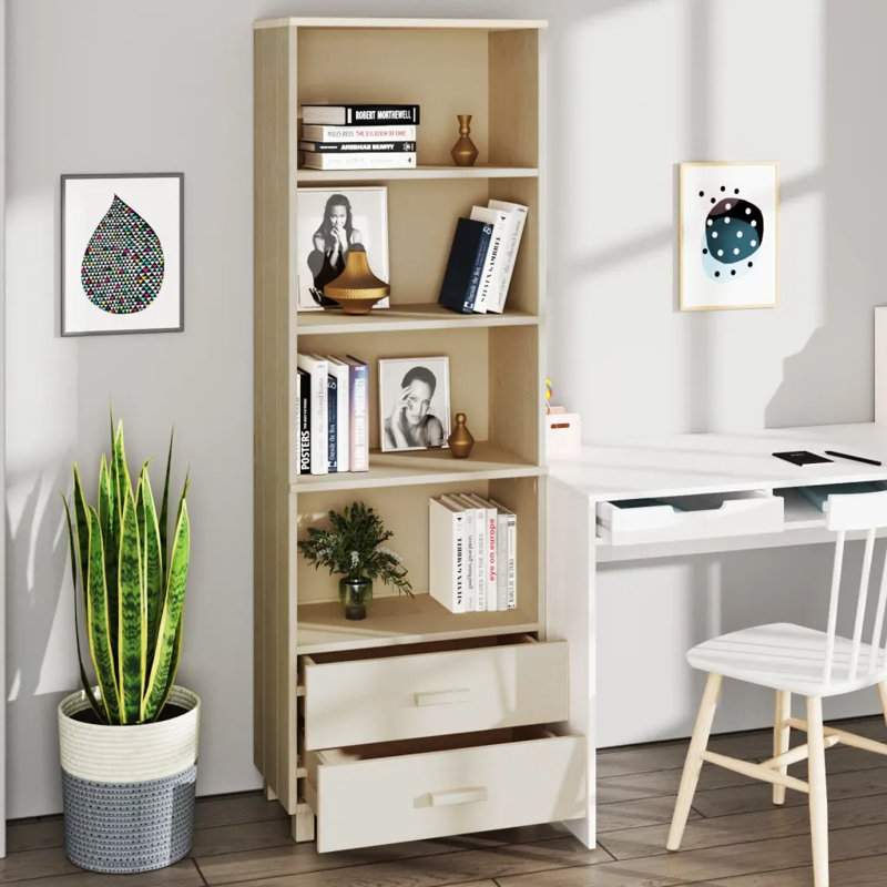 Haniya 60cm Solid Wood Sideboard, Honey Brown
