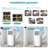 8,000 Btu Portable Air Conditioner - 350 Sq. Ft. Coverage, 4-In-1, Powerful Cool, Sleep Mode, 24H Timer, Window Kit For Bedroom/Apartment-125938578