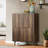 Slim Shoe Cabinet With Flip-Top Drawers-799577460