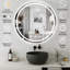Miroir rond à DEL Demark-439868101