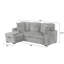 Canapé modulaire moelleux avec canapé-lit en tissu de velours-108020453