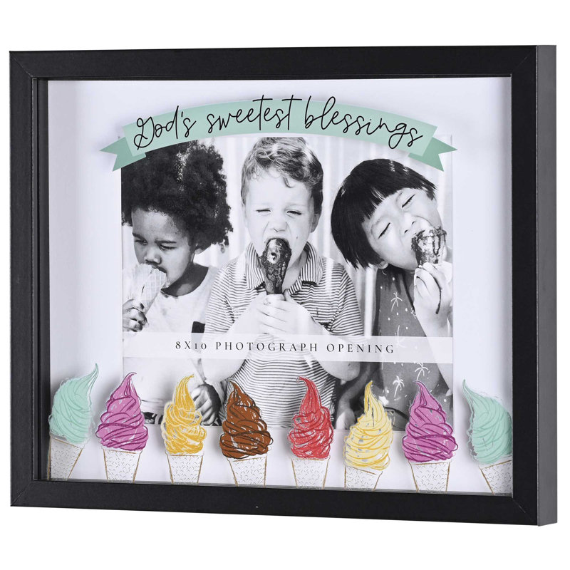 Black Picture Frame with Mat