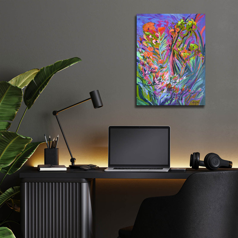 Art mural en verre 12 "x 16"
