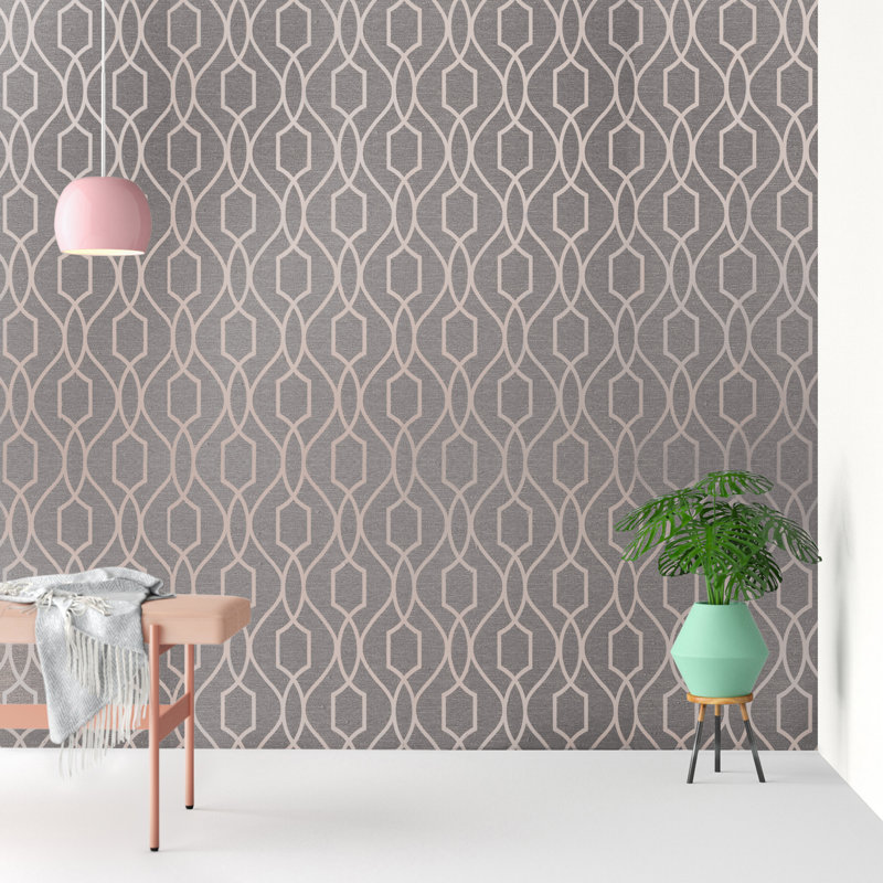 10m x 53cm Wallpaper Roll, Copper