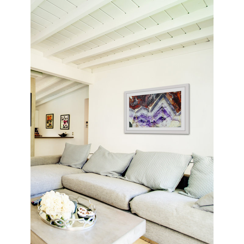 Jagged Points - Single Picture Frame Print, 61cm H x 91cm W x 3.81cm D