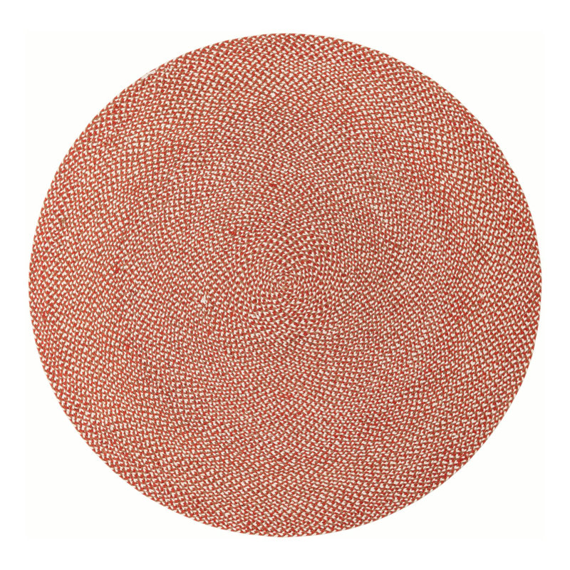  Tapis en jute tressé Tweed, Rond 6 pi 1 po
