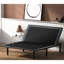 Base de lit double entièrement réglable Btx4 - ajustement de la tête et des pieds, plateforme en contreplaqué, tissu tissé, gris noir, changement de position de taille, moteurs 6000n, ouate,-444713258