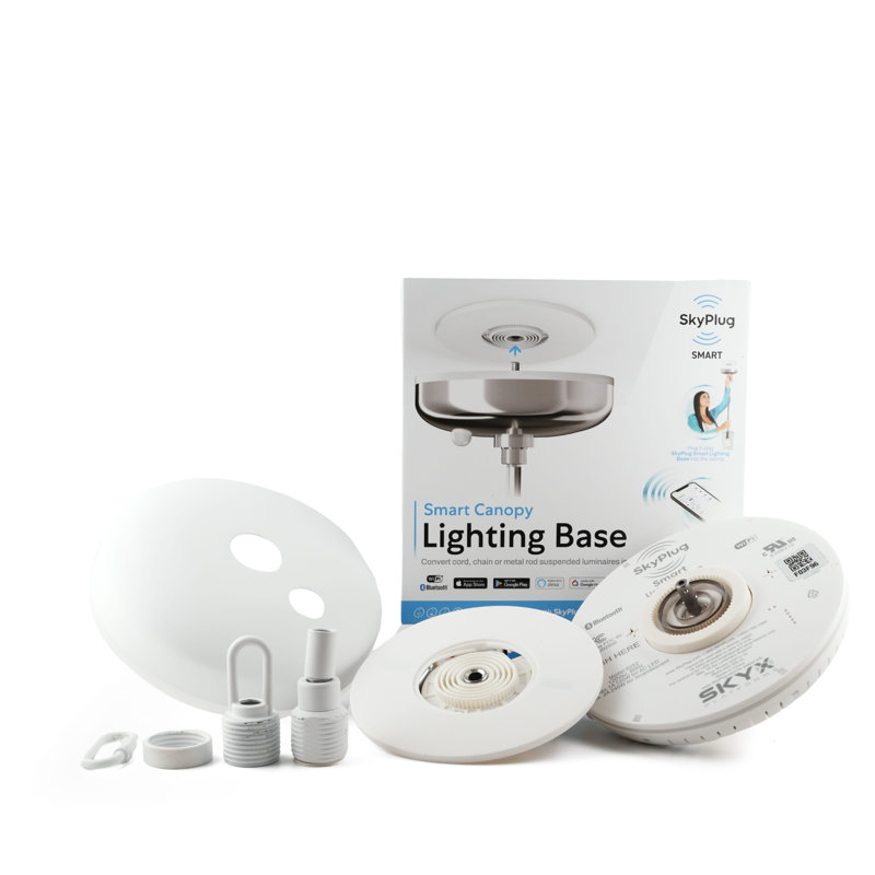 SkyPlug Smart Kit -  Easy Lighting Installation - Corvus, Matte White