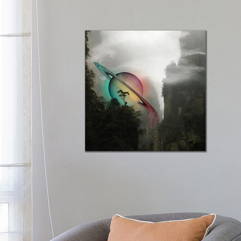 Saturn Landing by David Loblaw - Wrapped Canvas Print, 66.04 cm H x 66.04 cm W x 3.175 cm D
